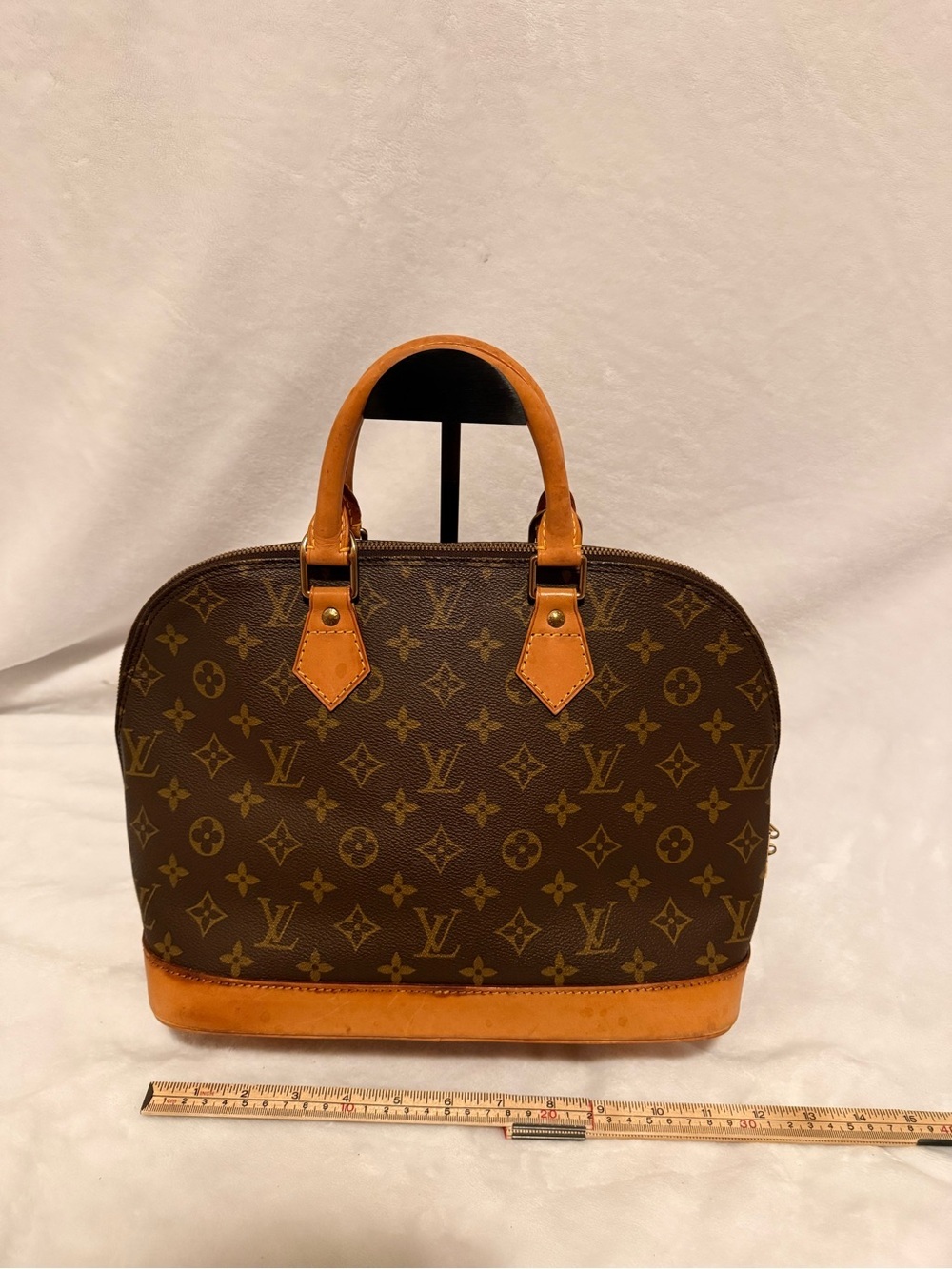 Louis Vuitton Alma Shoulder Bag PM Brown Canvas/Leather BA1905